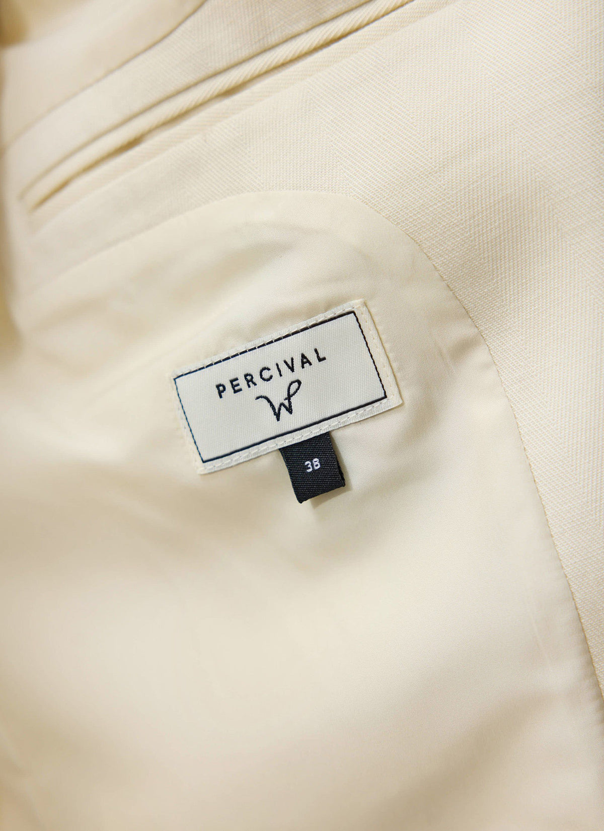Men's Tailored Blazer - Suit Jacket - Percival x Warren - Ecru Cream