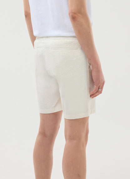Classic Shorts - Seersucker - Cream