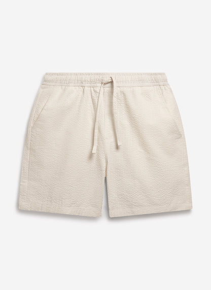 Classic Shorts - Seersucker - Cream