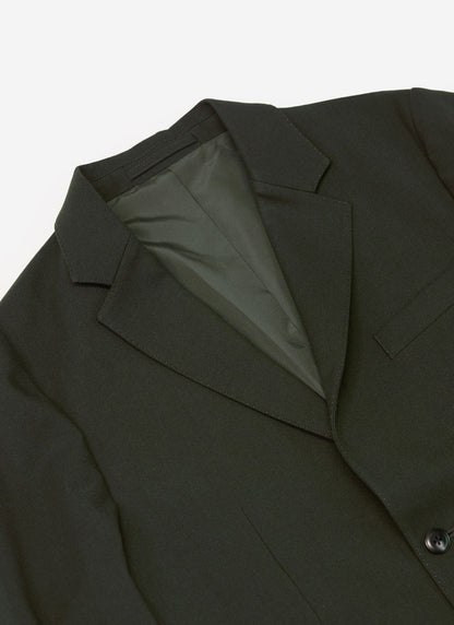 Tailored Blazer - Wool - Forest