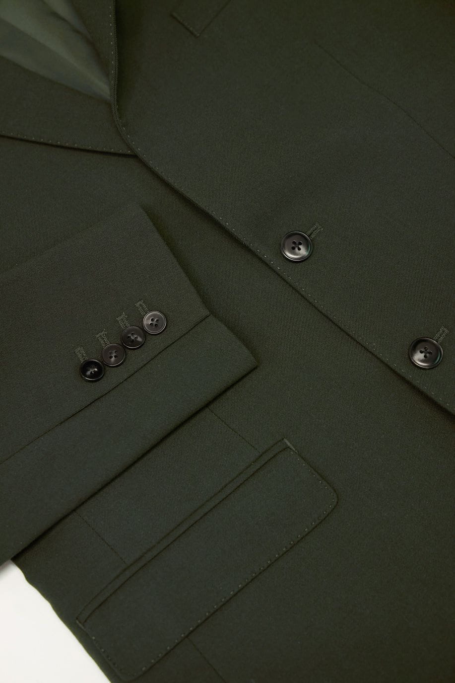 Tailored Blazer - Wool - Forest