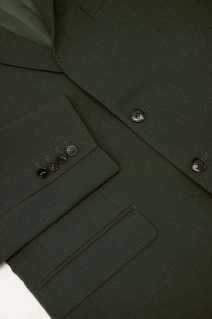 Tailored Blazer - Wool - Forest
