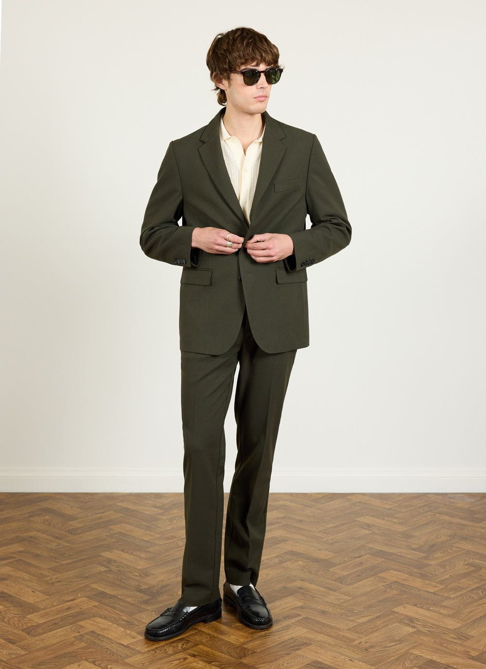 Tailored Blazer - Wool - Forest