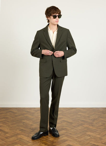 Tailored Blazer - Wool - Forest