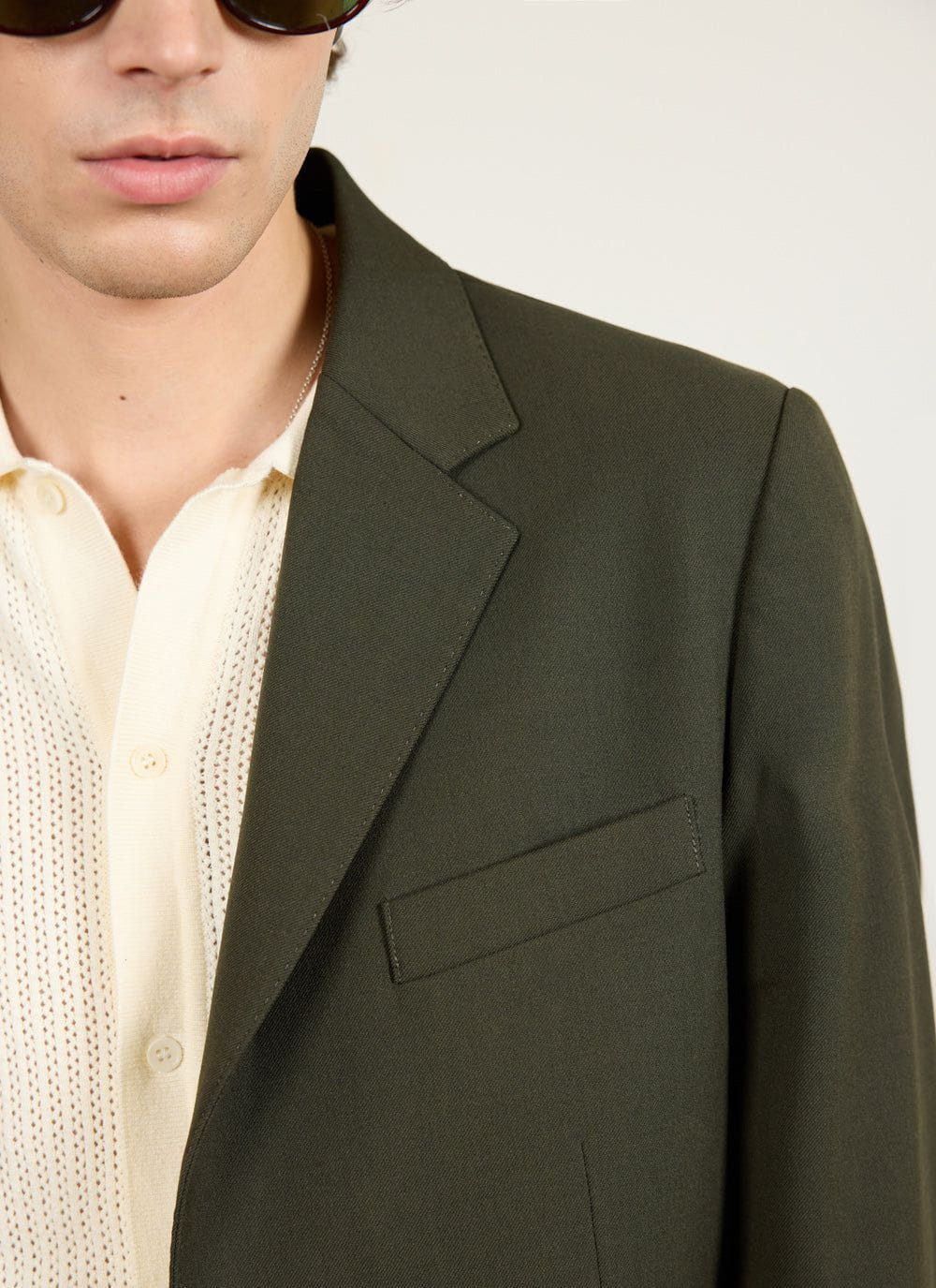 Tailored Blazer - Wool - Forest