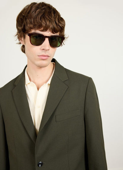 Tailored Blazer - Wool - Forest