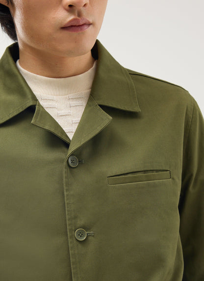 Men's Casual Workwear Jacket - Chore Jacket - Khaki