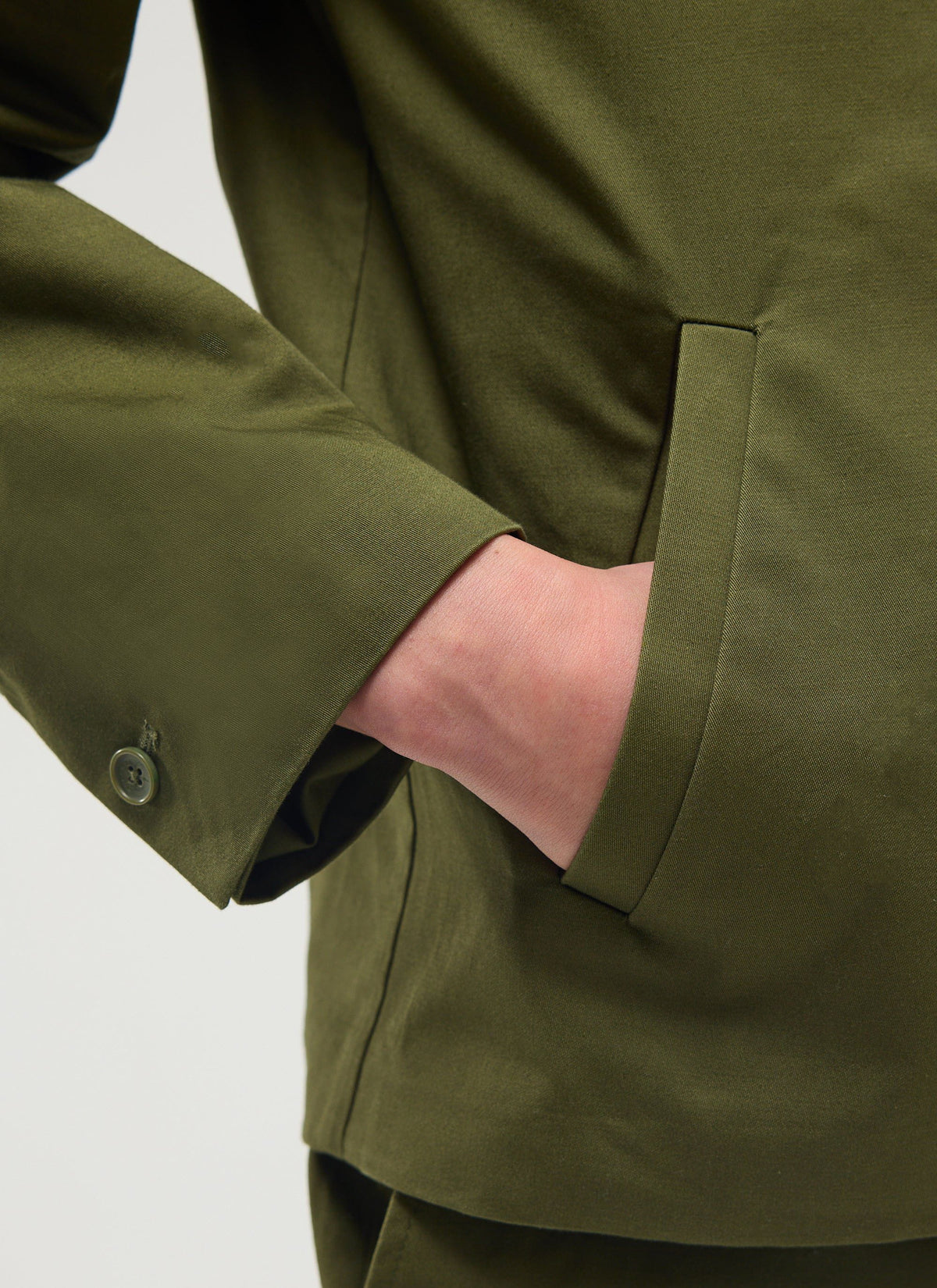 Men's Casual Workwear Jacket - Chore Jacket - Khaki