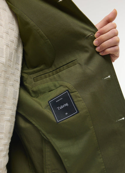 Men's Casual Workwear Jacket - Chore Jacket - Khaki