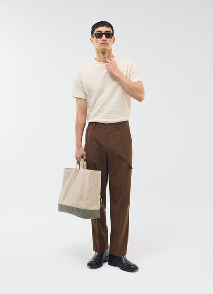 Trentino Tailored Patch Pocket Trouser - Brown