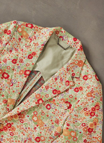 Men's Suit Jacket - Floral Tailored Blazer - Multi