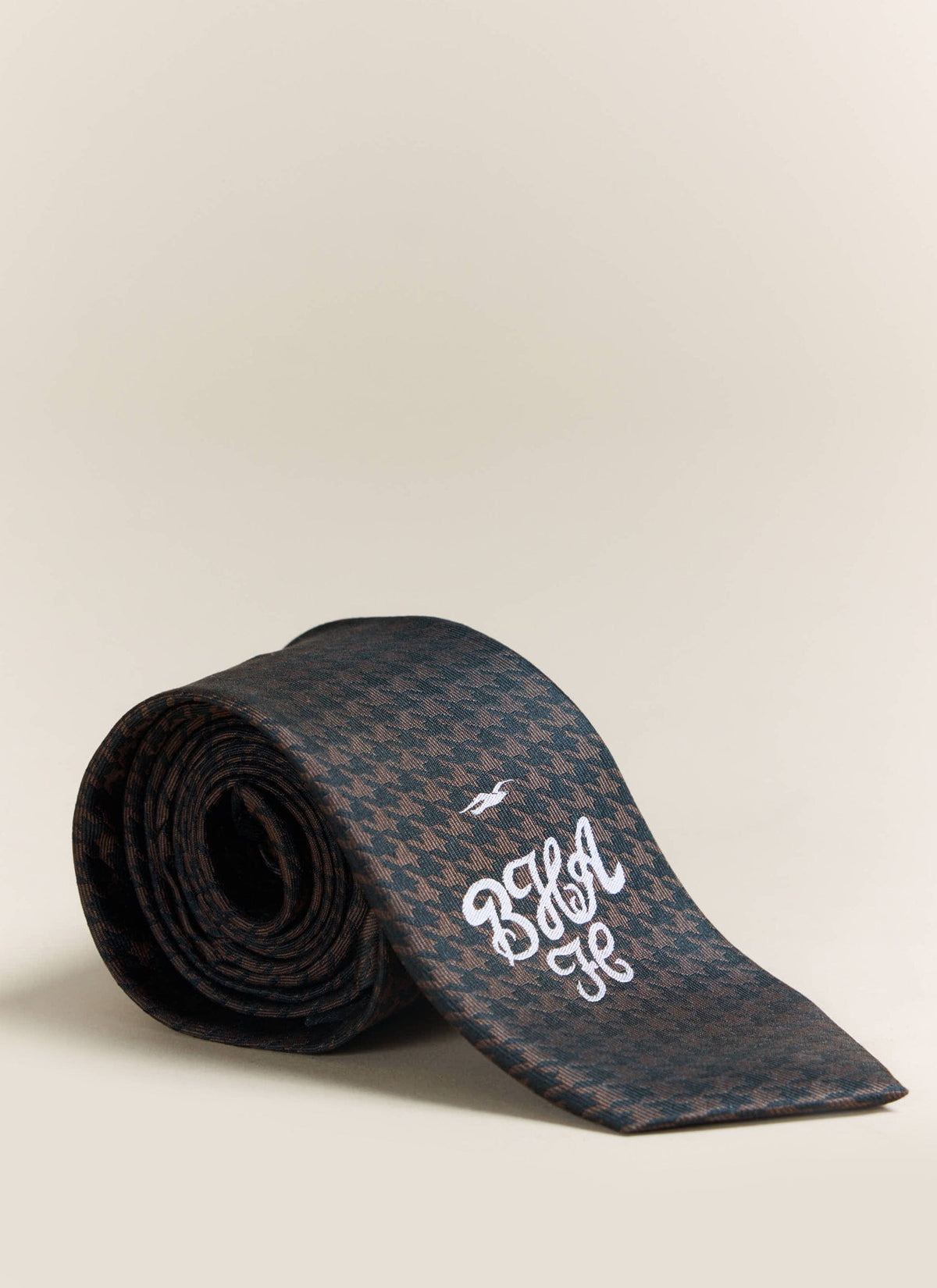 Men's Houndstooth Tie - Percival x Brighton & Hove Albion F.C. - Brown