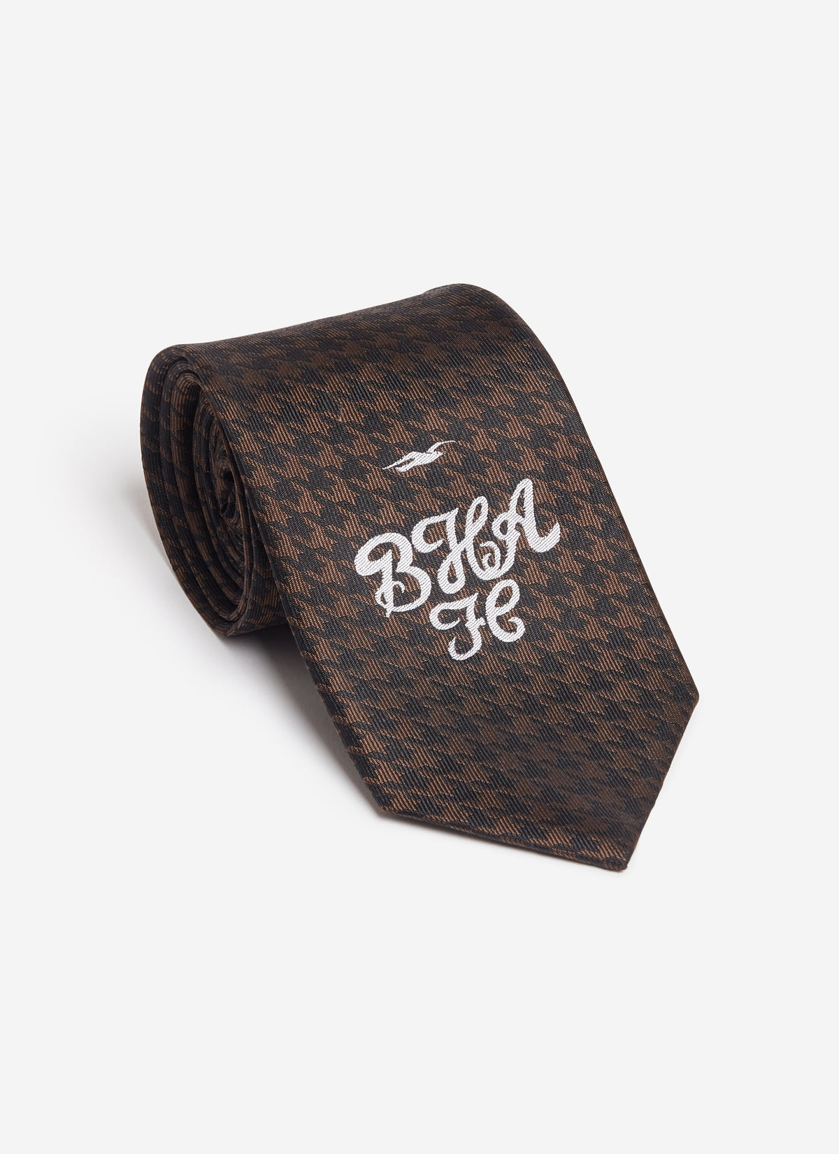 Men's Houndstooth Tie - Percival x Brighton & Hove Albion F.C. - Brown