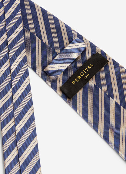Men's Micro Stripe Silk Tie - Burgundy