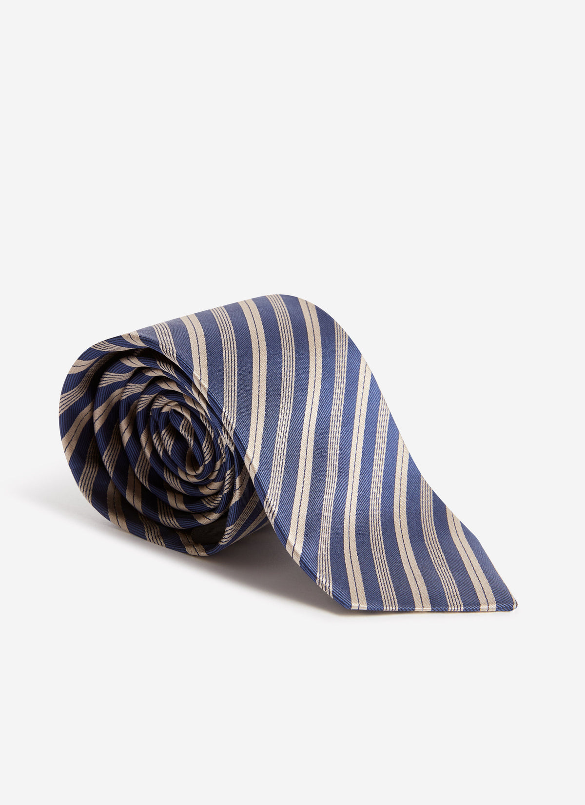 Men's Micro Stripe Silk Tie - Burgundy