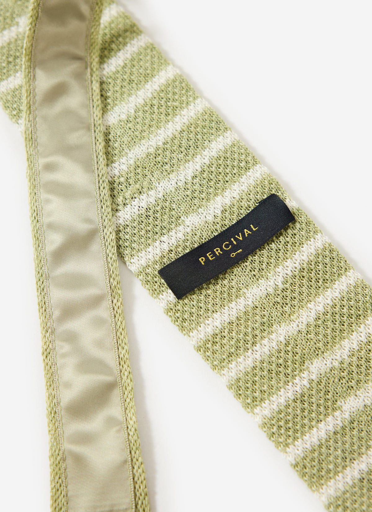 Men's Linen Tie - Men's Accessories - Forest Marl Stripe