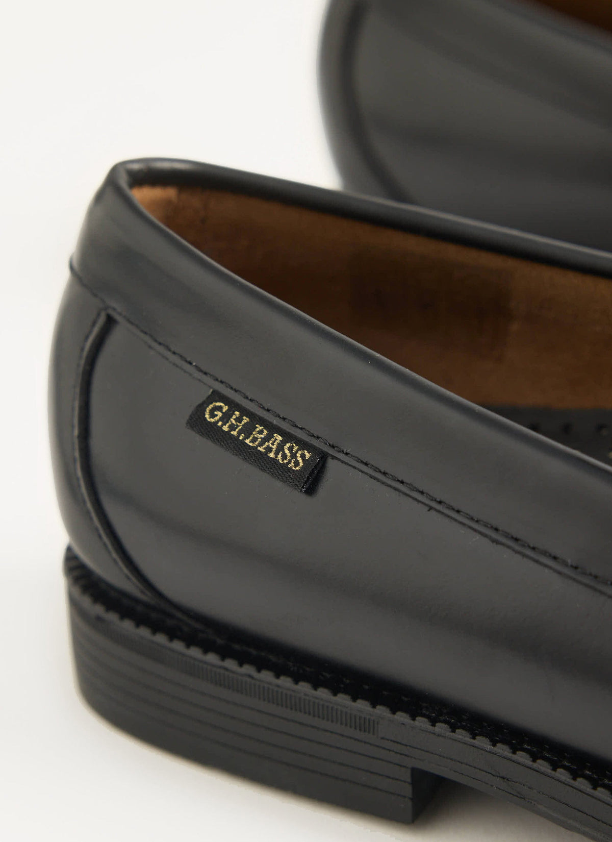 Men's G.H. Bass Weejuns Penny Loafers - Leather - Black - Percival