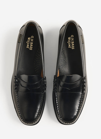 Men's G.H. Bass Weejuns Penny Loafers - Leather - Black - Percival