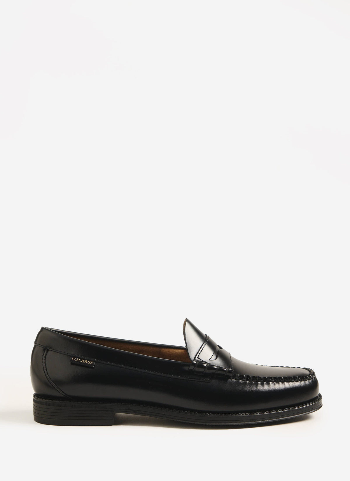 Men's G.H. Bass Weejuns Penny Loafers - Leather - Black - Percival