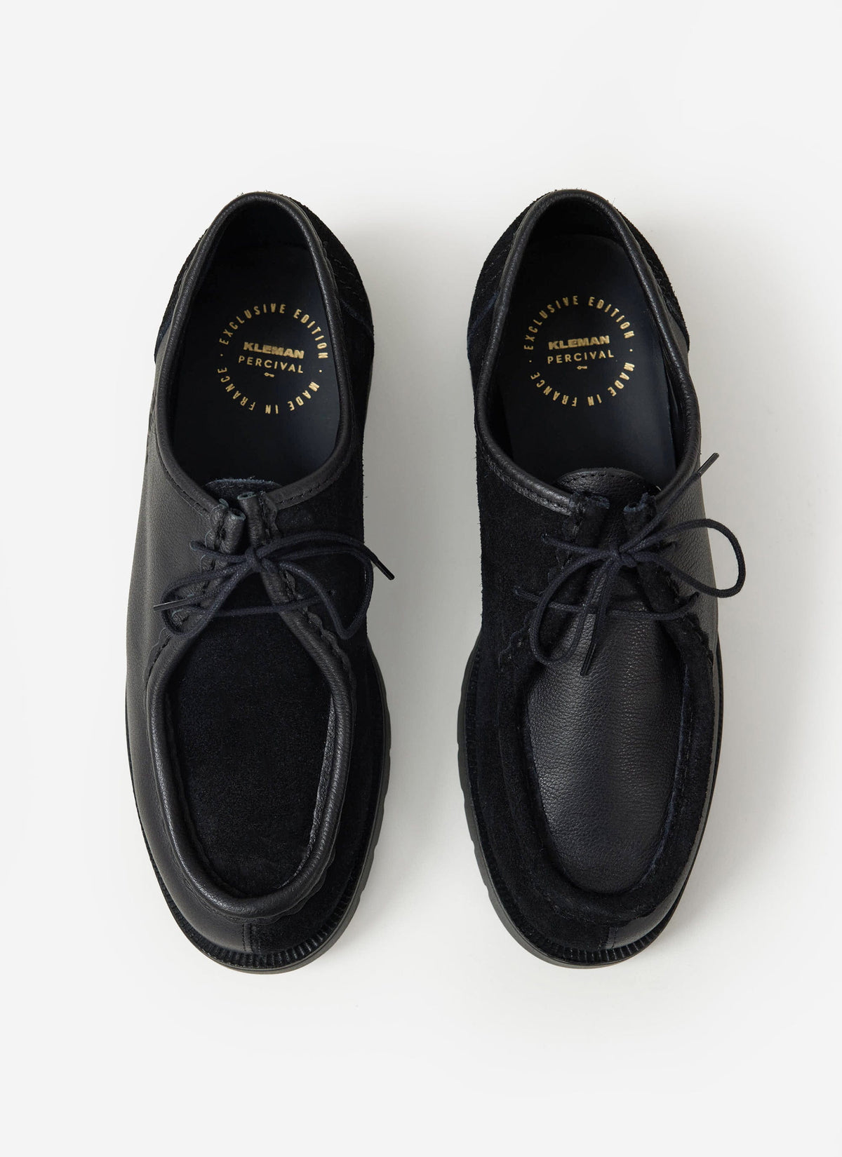 Kleman x Percival - Padror Patchwork Shoe - Black