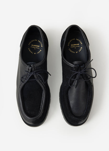 Kleman x Percival - Padror Patchwork Shoe - Black