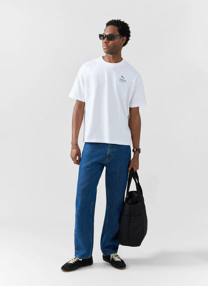 Smith Floral Oversized T Shirt - Organic Cotton - White