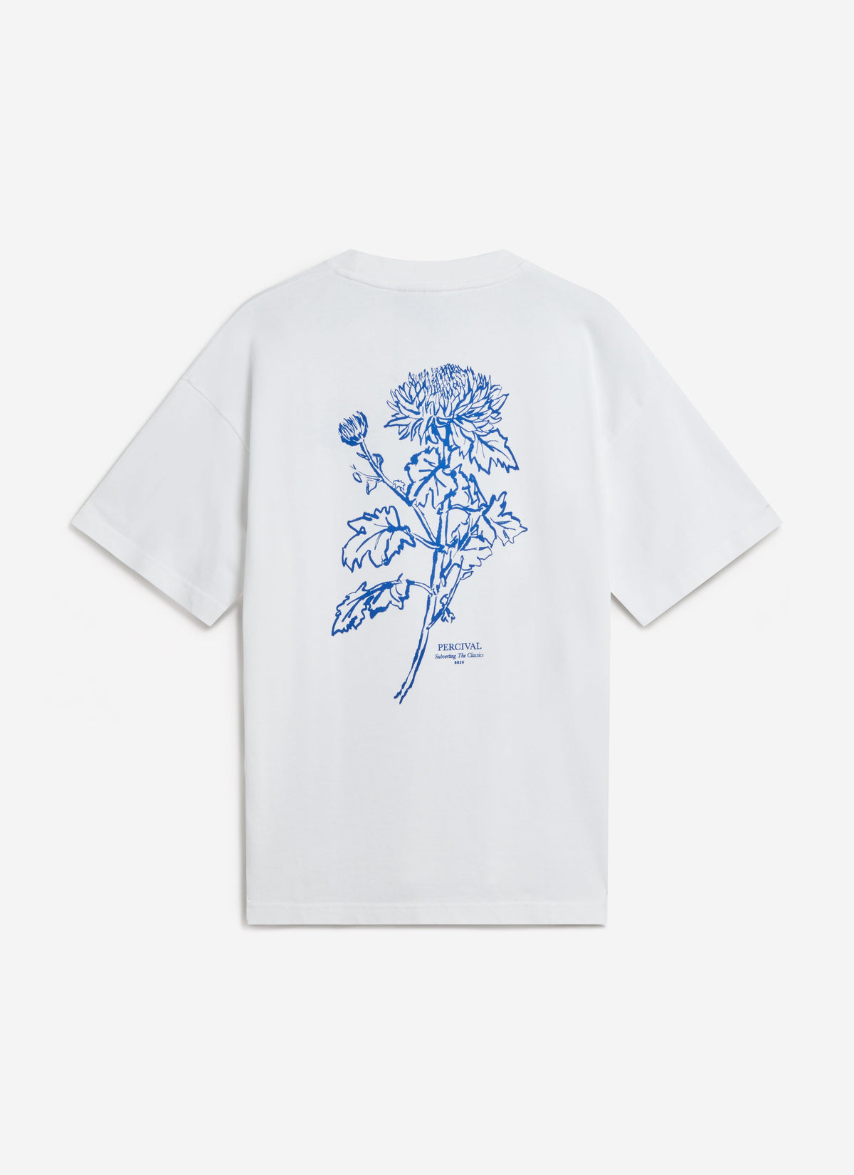 Smith Floral Oversized T Shirt - Organic Cotton - White