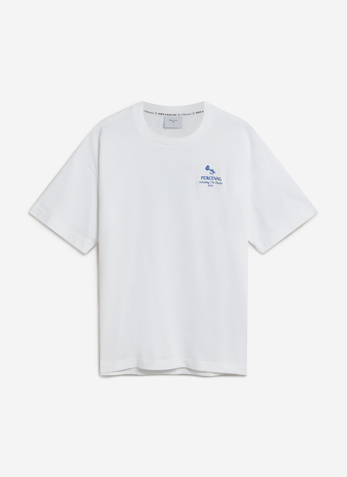 Smith Floral Oversized T Shirt - Organic Cotton - White