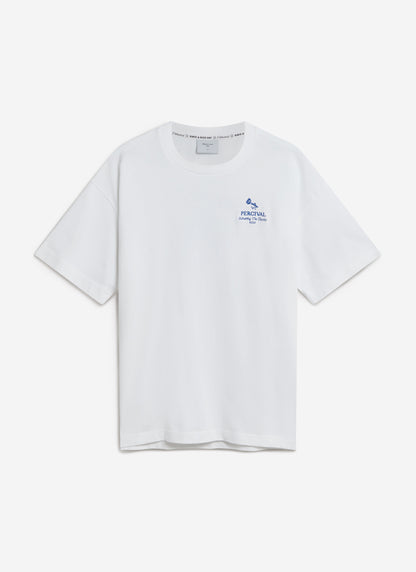 Smith Floral Oversized T Shirt - Organic Cotton - White