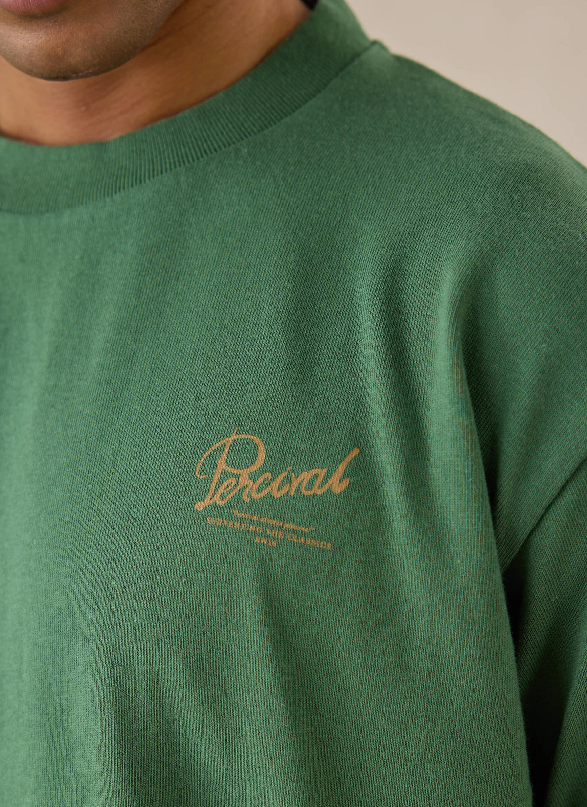 Marley Oversized T-Shirt - Forest Green - Organic Cotton - Percival
