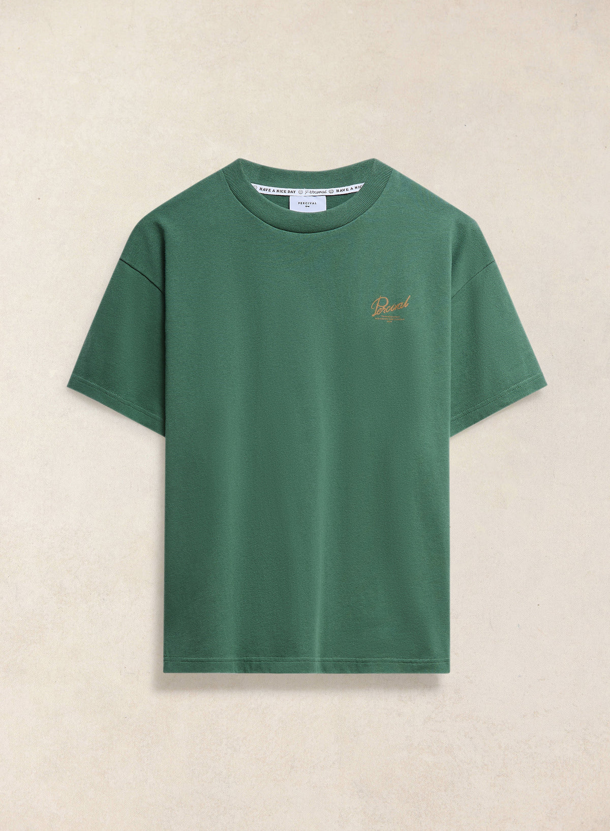 Marley Oversized T-Shirt - Forest Green - Organic Cotton - Percival