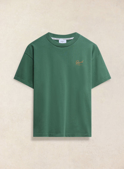 Marley Oversized T-Shirt - Forest Green - Organic Cotton - Percival