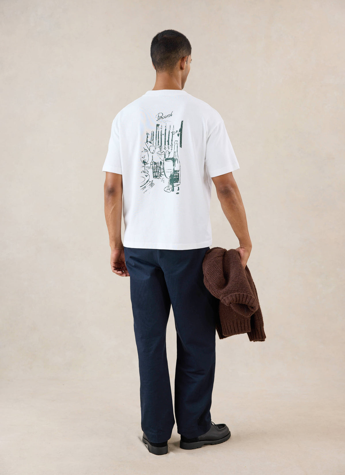 Marley Oversized T-Shirt - White Organic Cotton - Percival