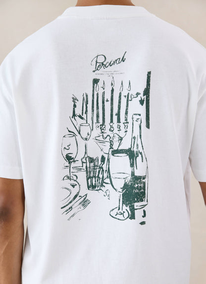 Marley Oversized T-Shirt - White Organic Cotton - Percival