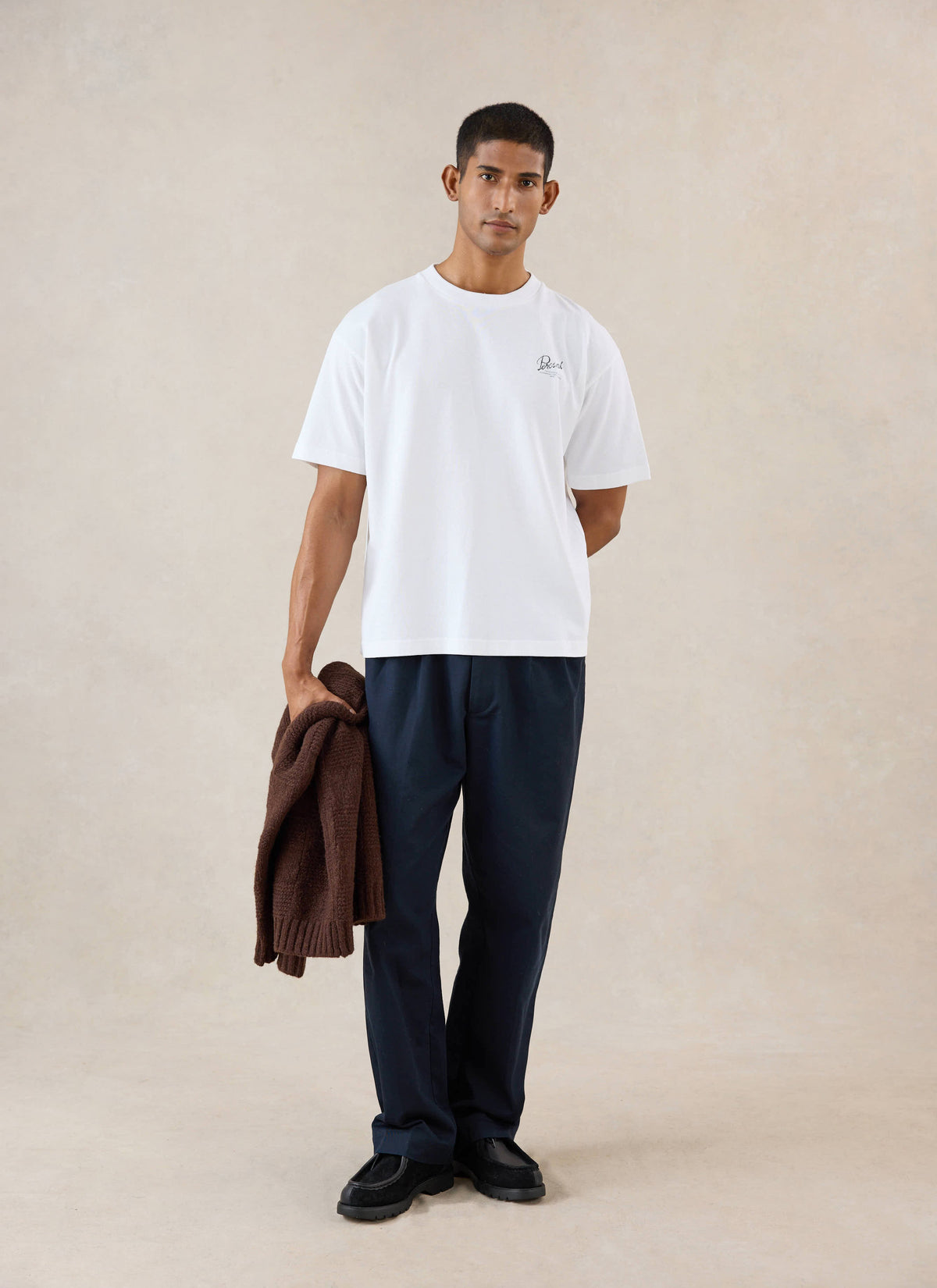 Marley Oversized T-Shirt - White Organic Cotton - Percival