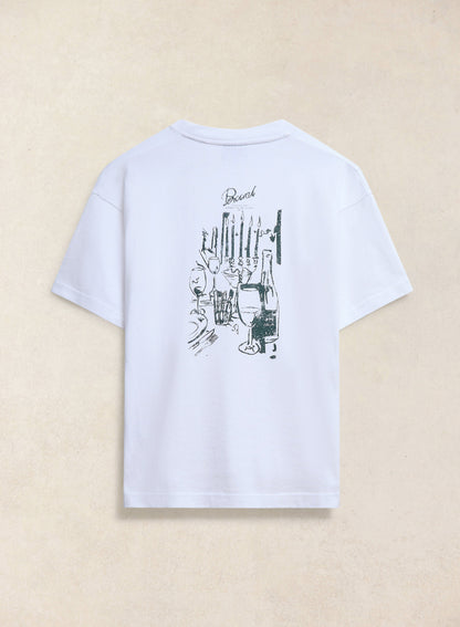 Marley Oversized T-Shirt - White Organic Cotton - Percival