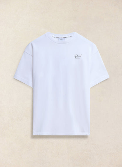 Marley Oversized T-Shirt - White Organic Cotton - Percival