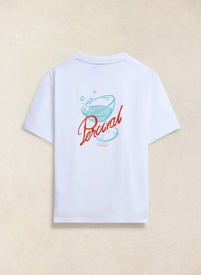 Norman White Oversized T-Shirt - 260 GSM Organic Cotton - Percival