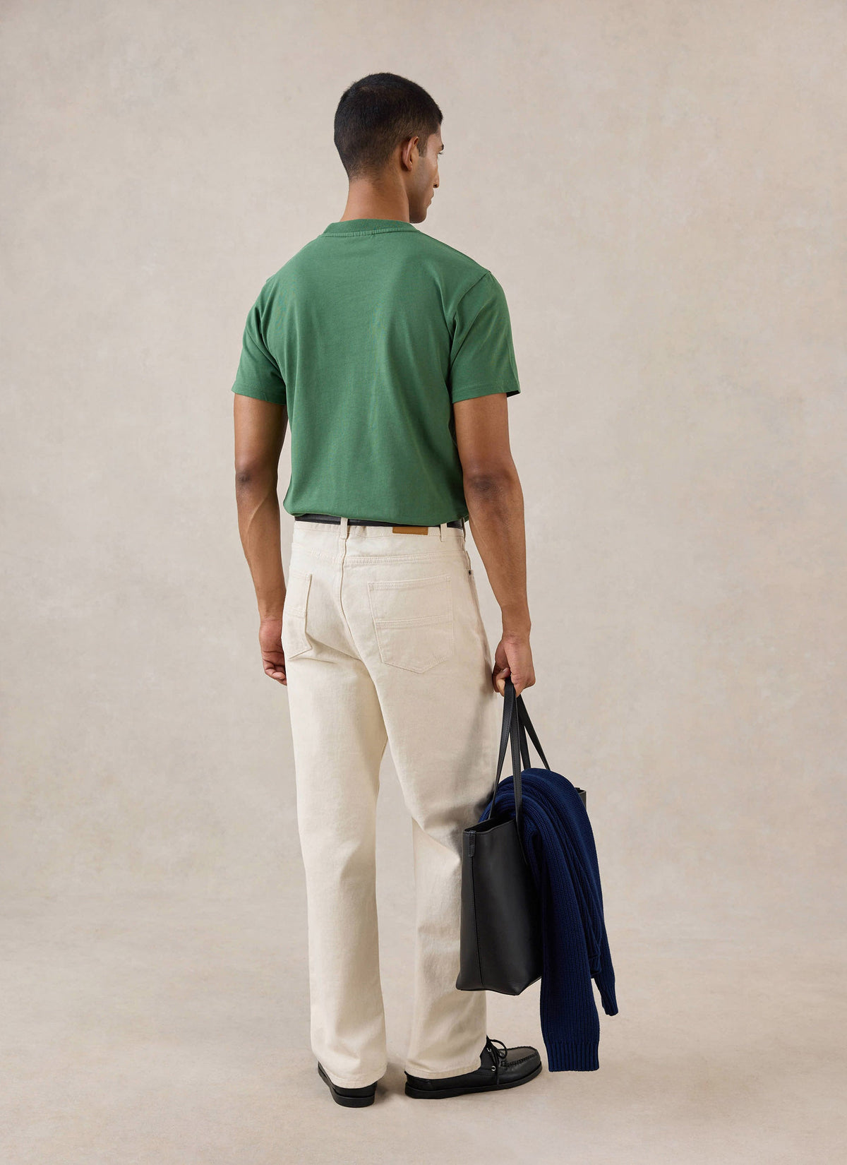 Men's Forest Script Embroidered T-Shirt - Organic Cotton - Percival