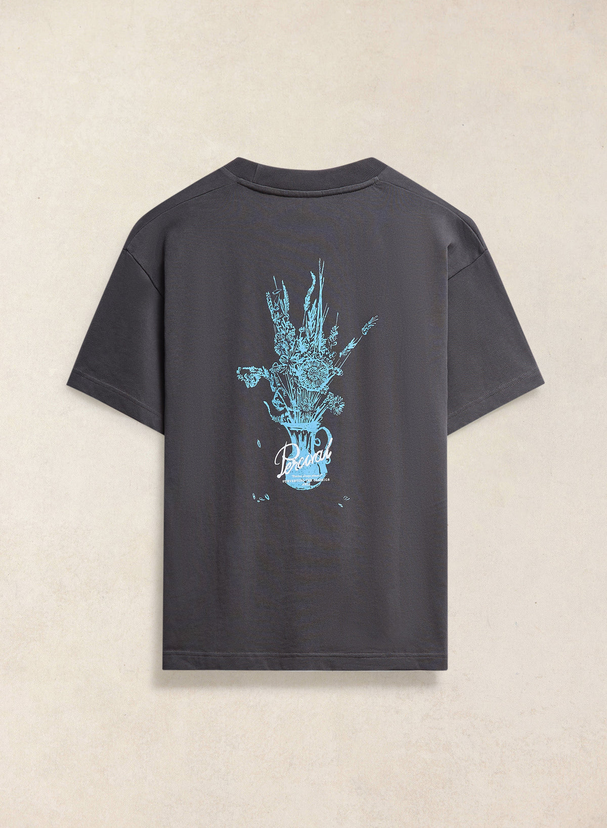 Dawson Oversized T-Shirt - Charcoal Organic Cotton - Percival