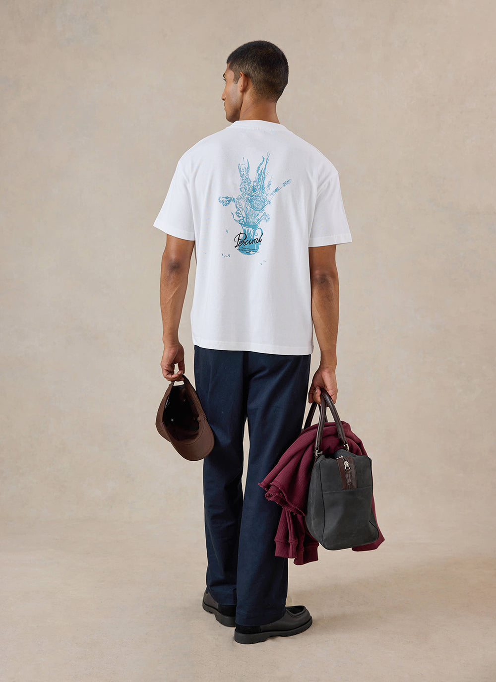 Dawson Oversized T-Shirt - Organic Cotton - White - Percival