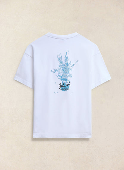 Dawson Oversized T-Shirt - Organic Cotton - White - Percival