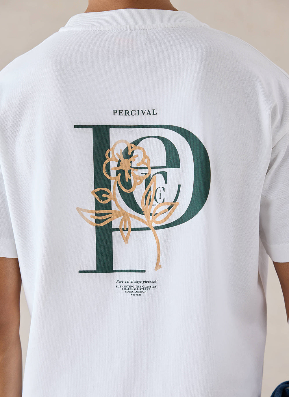 Earl Oversized T-Shirt - White Organic Cotton - Percival