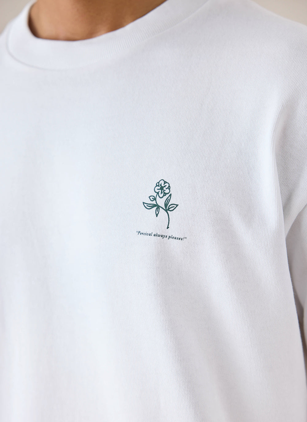 Earl Oversized T-Shirt - White Organic Cotton - Percival