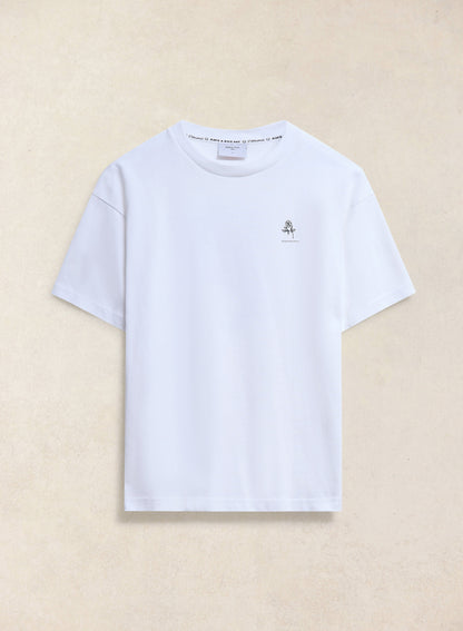 Earl Oversized T-Shirt - White Organic Cotton - Percival