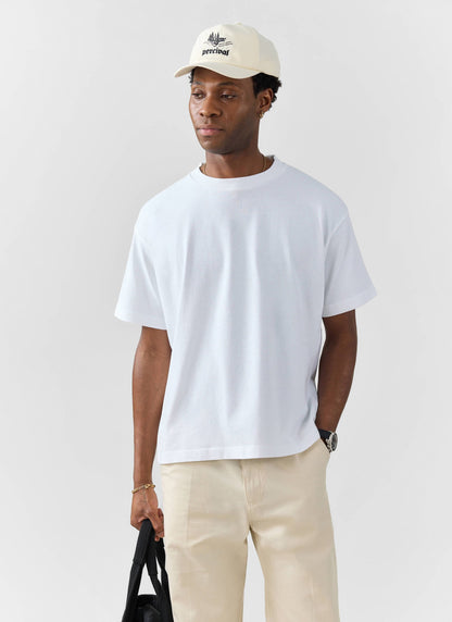 Men's Oversized Cotton T Shirts - 3 Pack - White
