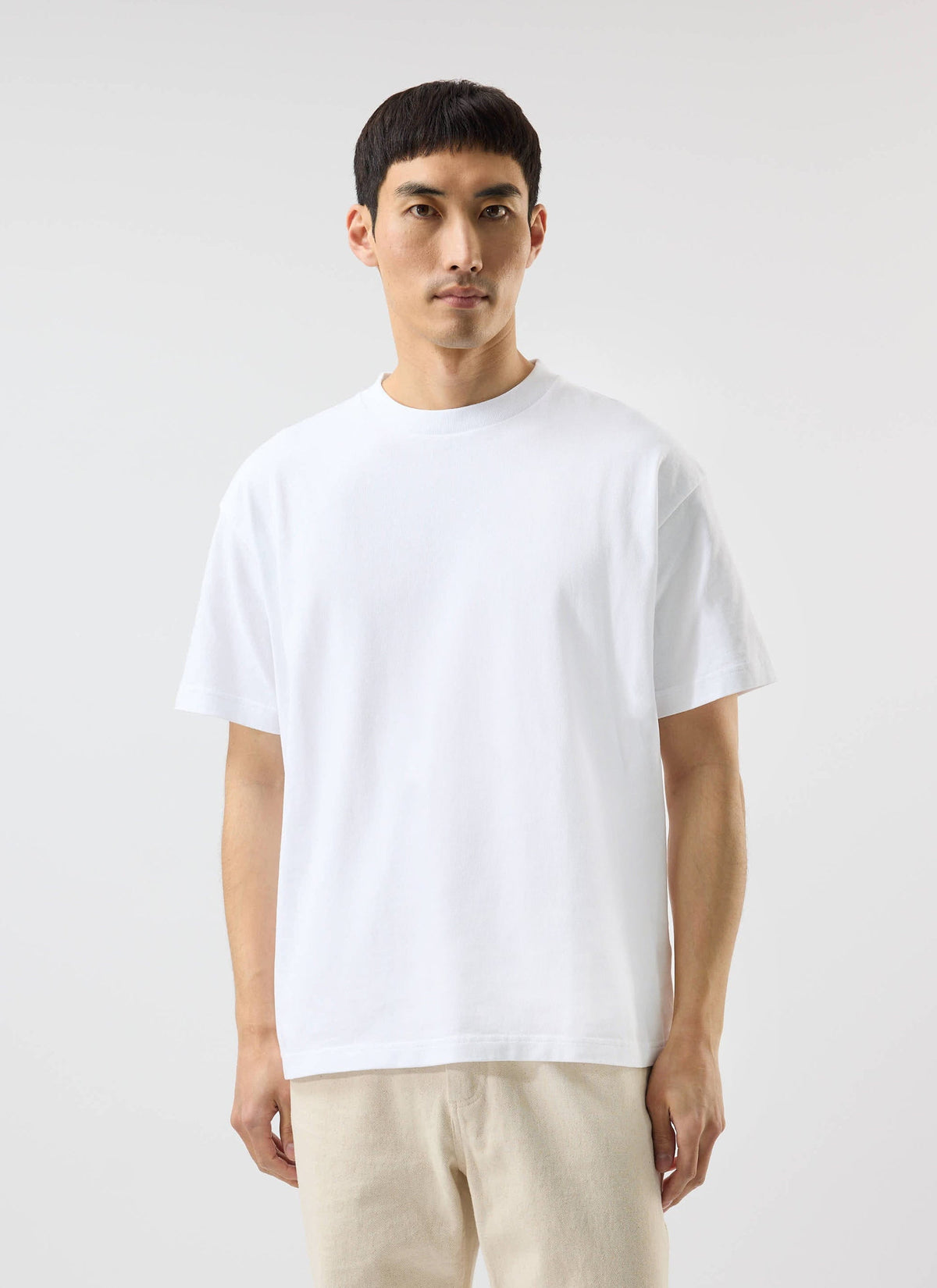 Men's Oversized T Shirts - 3 Pack - Cotton - White, Black & Navy