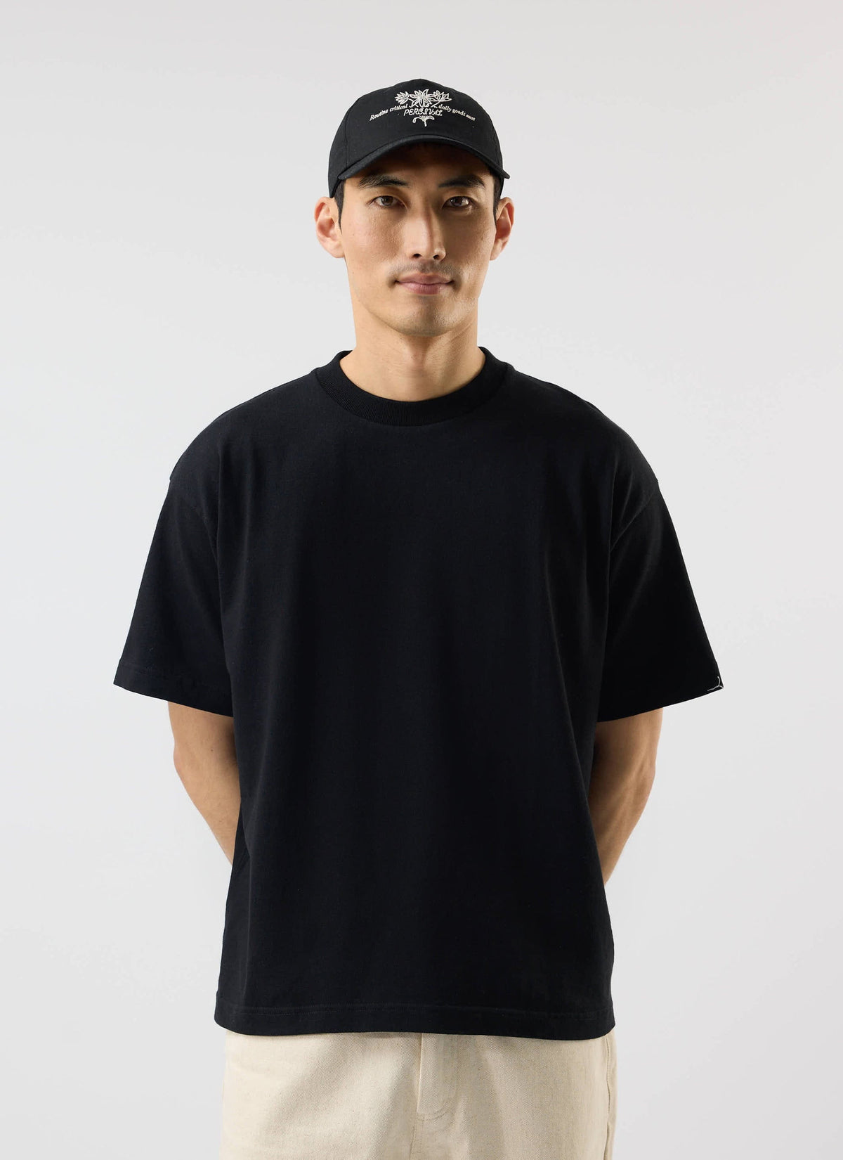 Men's Oversized T Shirts - 3 Pack - Cotton - White, Black & Navy