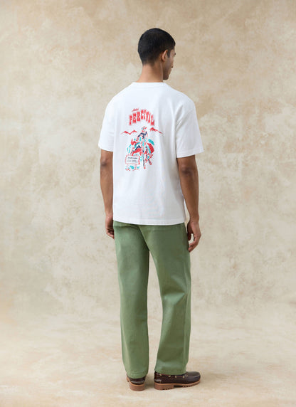Men's Oversized T-Shirt: Dexter - Organic Cotton - White