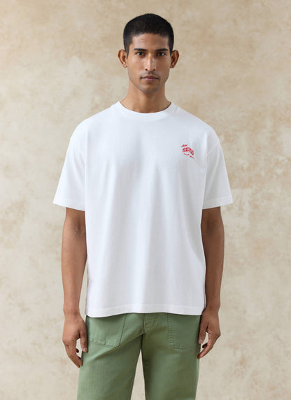 Men's Oversized T-Shirt: Dexter - Organic Cotton - White
